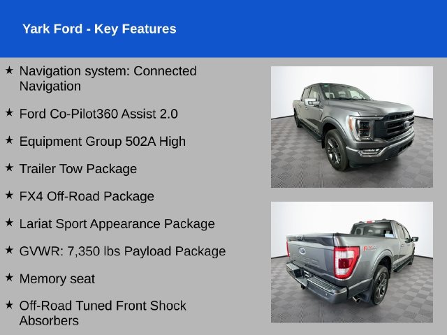 Certified 2023 Ford F150 Lariat w/ Equipment Group 502A High AWD/4WD image 2