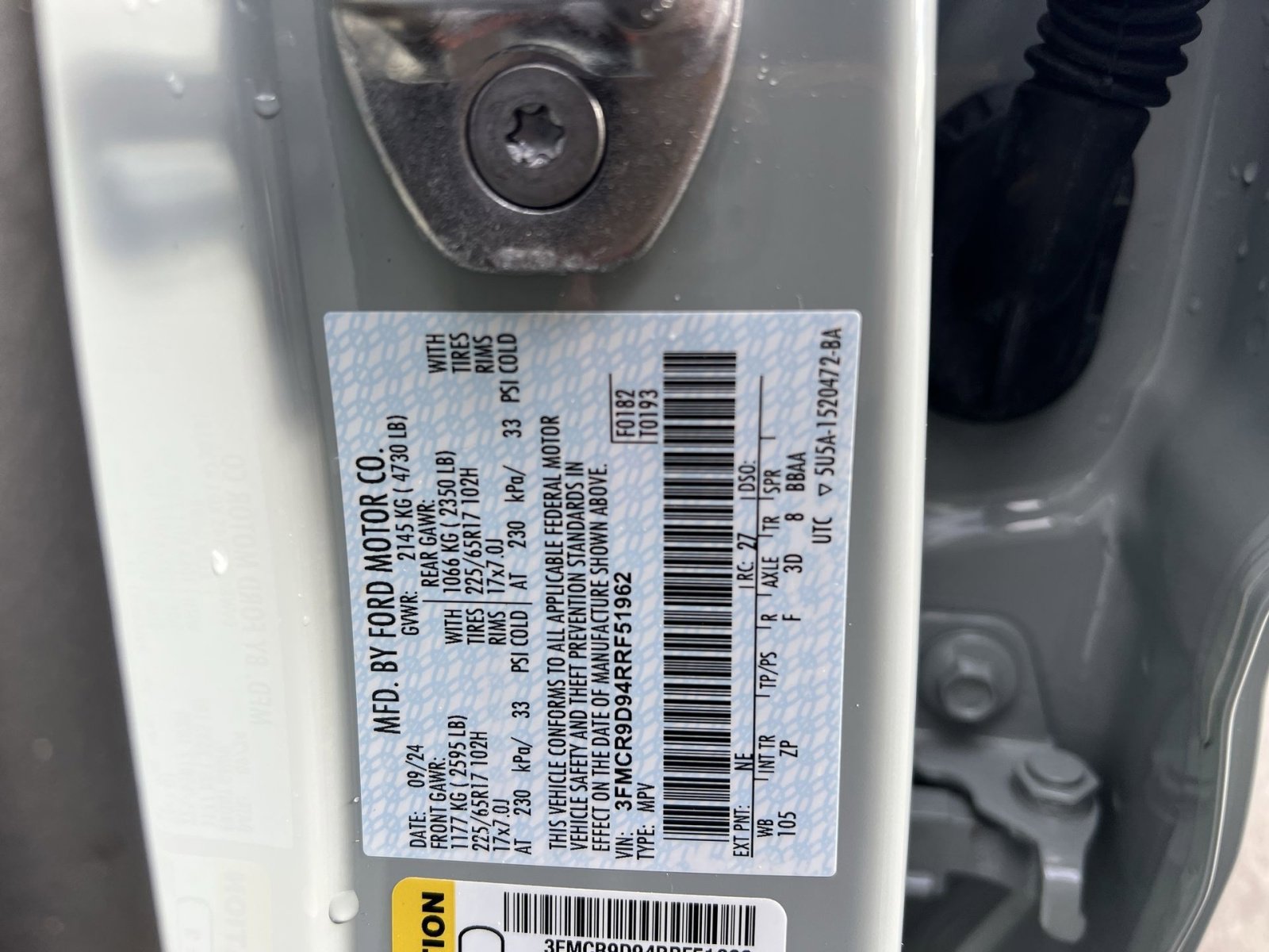 Certified 2024 Ford Bronco Sport Badlands w/ Premium Package image 29