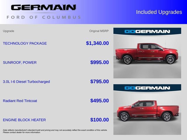 Used 2025 Chevrolet Silverado 1500 High Country w/ Technology Package image 5