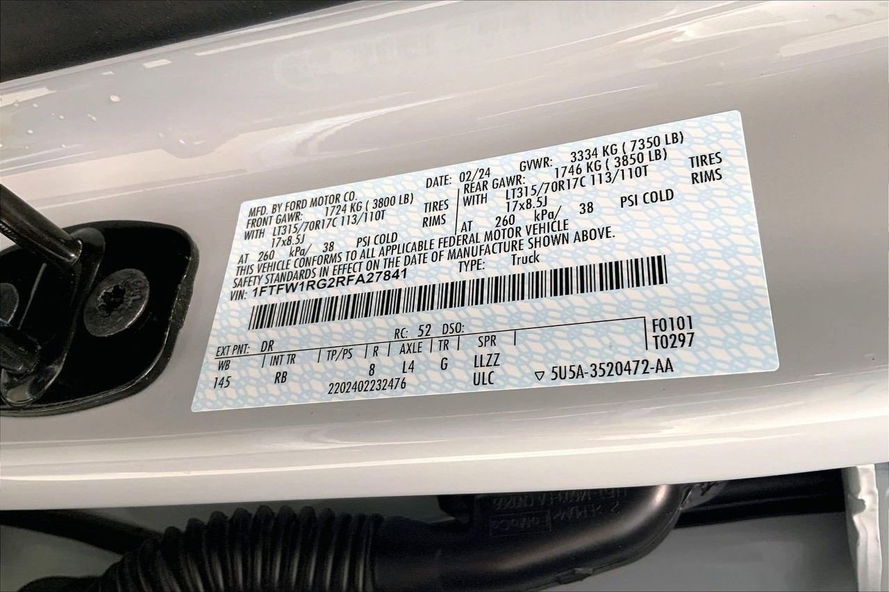 Certified 2024 Ford F150 Raptor AWD/4WD image 33