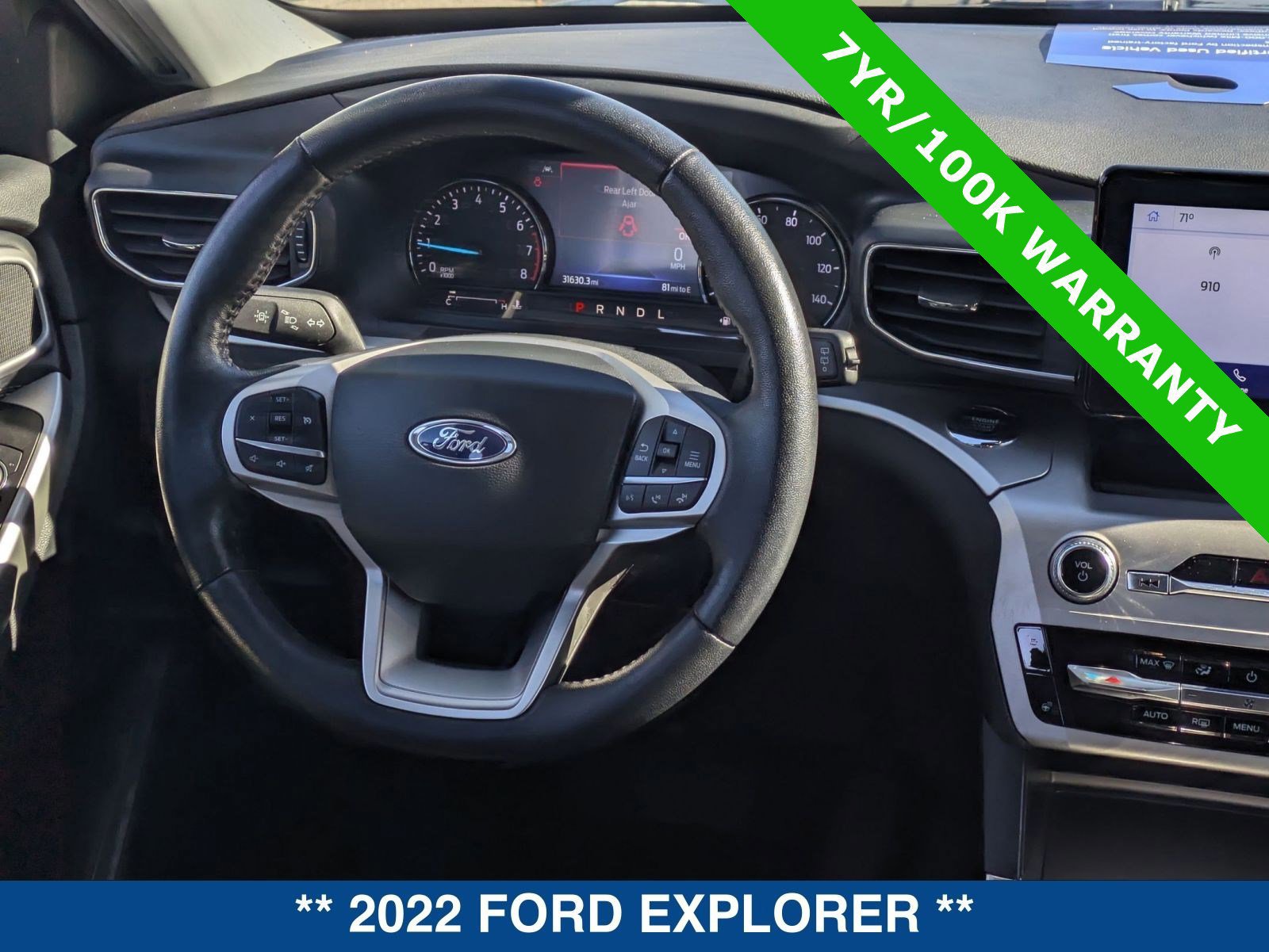 Certified 2022 Ford Explorer XLT w/ Equipment Group 202A image 18