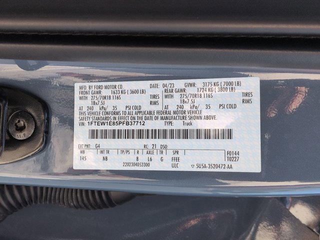 Certified 2023 Ford F150 Tremor w/ Equipment Group 402A High AWD/4WD image 38