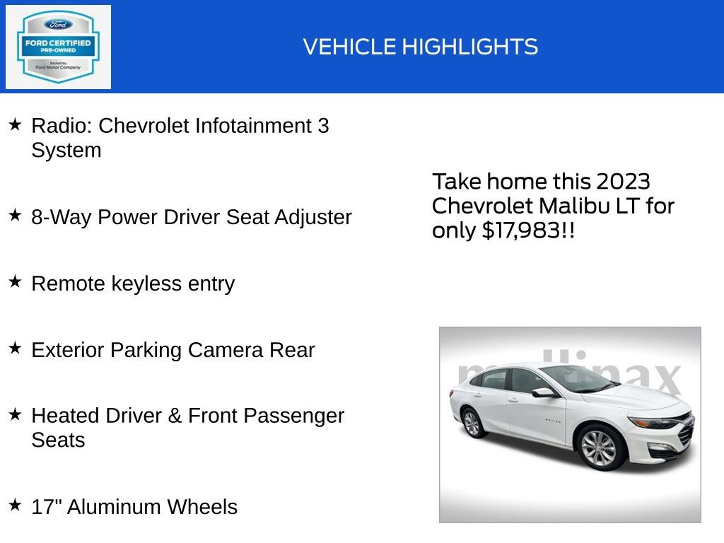 Used 2023 Chevrolet Malibu LT image 18