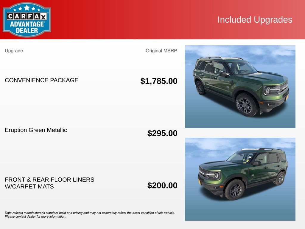 Certified 2024 Ford Bronco Sport Big Bend w/ Convenience Package image 14