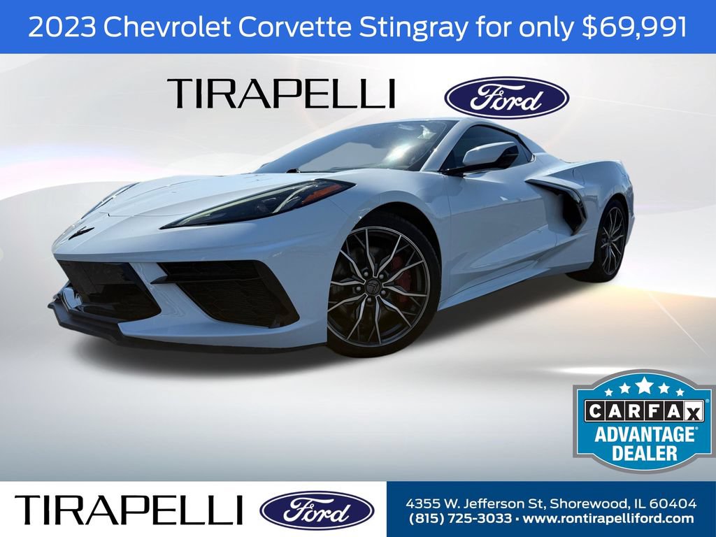 Used 2023 Chevrolet Corvette Stingray Preferred Conv w/ Z51 Performance Package RWD 360° Tour