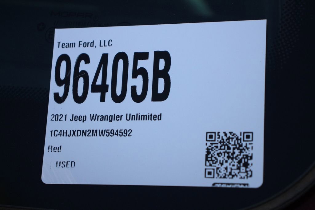 Used 2021 Jeep Wrangler Unlimited Sport image 30