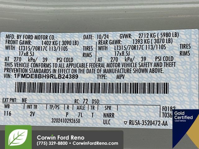 Certified 2024 Ford Bronco Outer Banks w/ Sasquatch Package image 35