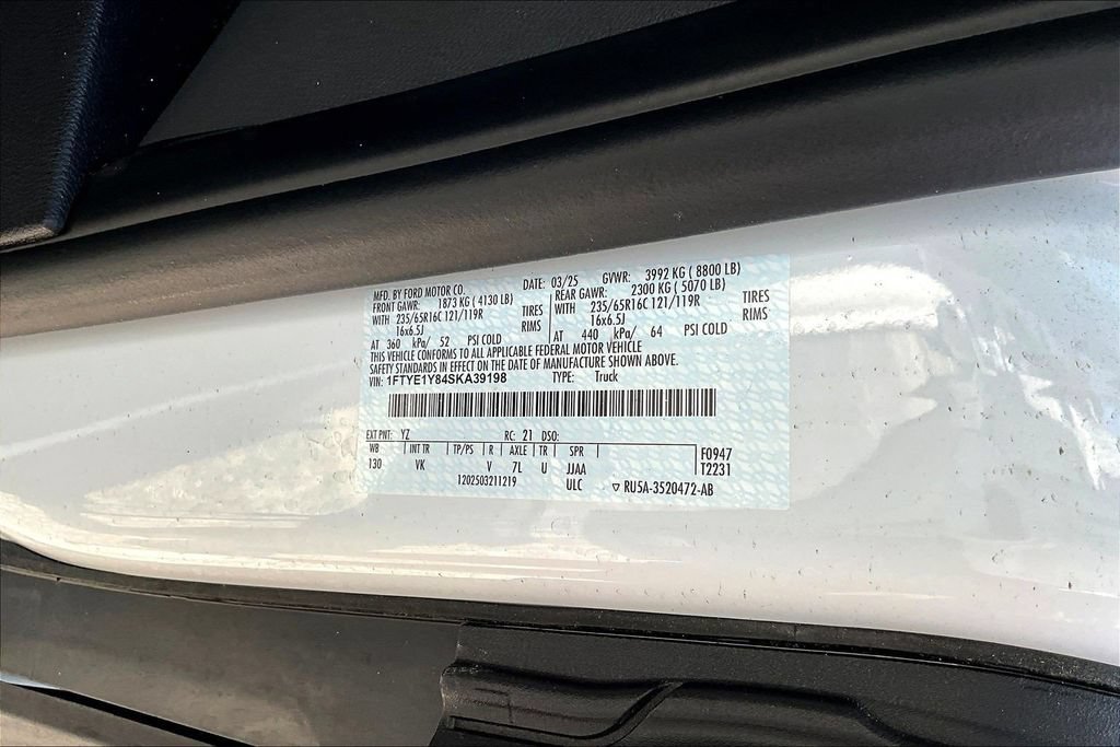 Certified 2025 Ford Transit 150 Low Roof RWD image 20