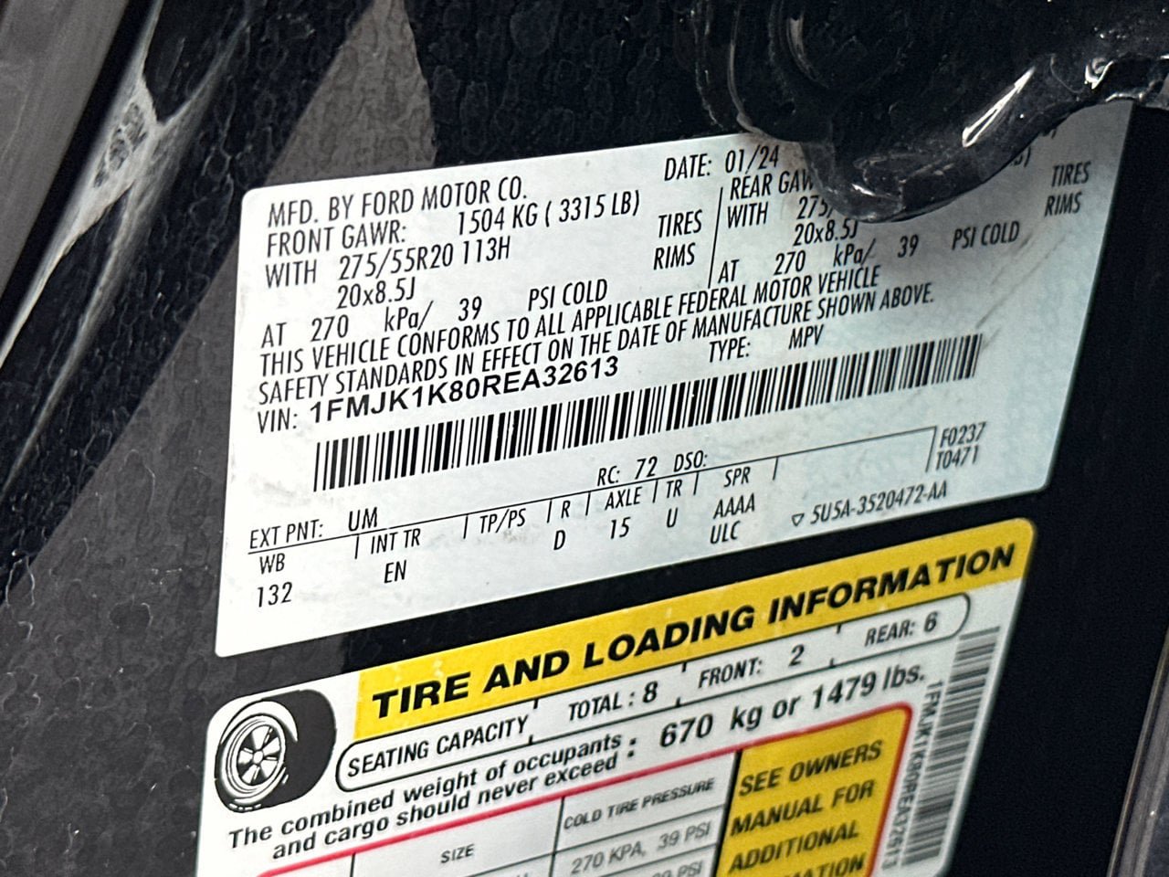 Certified 2024 Ford Expedition Max Limited RWD image 36