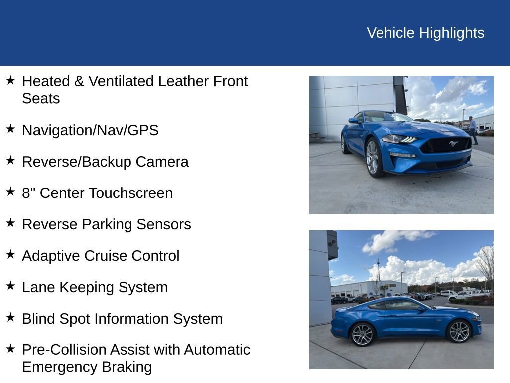 Certified 2019 Ford Mustang GT Premium w/ Equipment Group 401A image 29