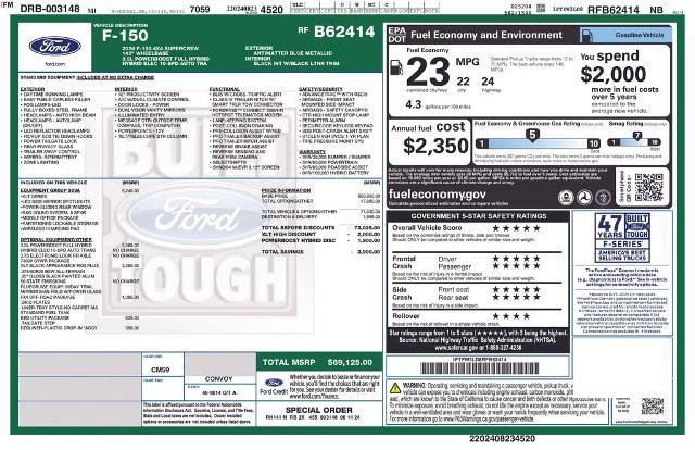 Certified 2024 Ford F150 XLT w/ Equipment Group 303A High AWD/4WD image 8