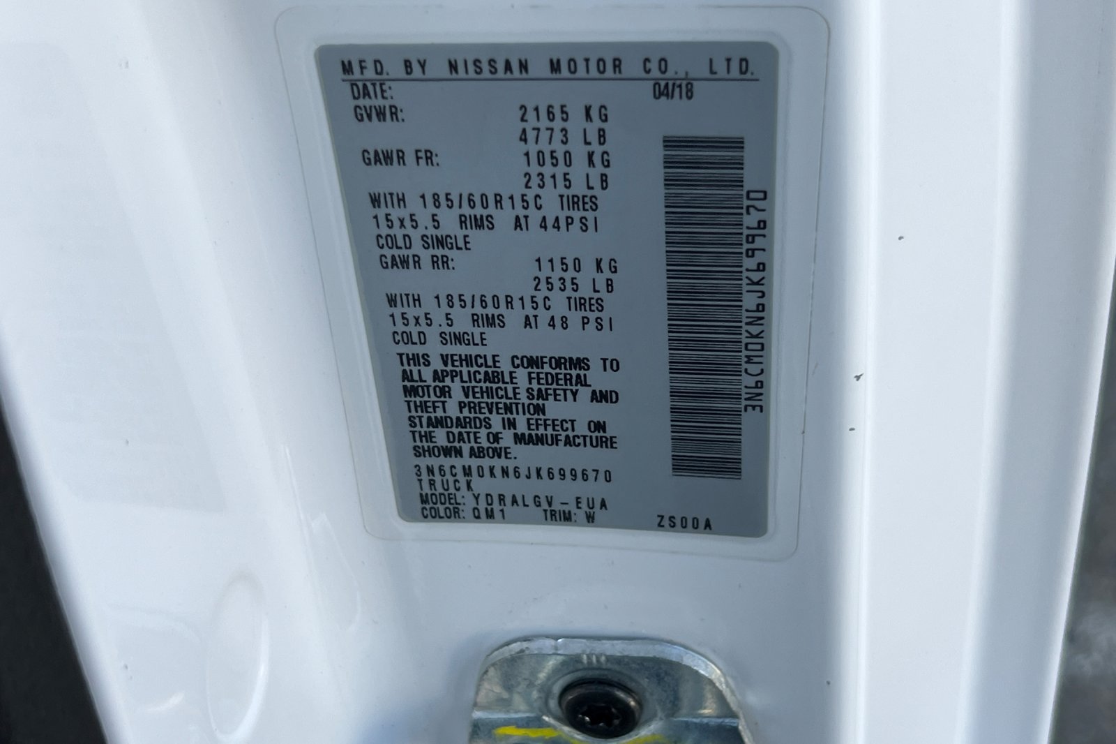 Used 2018 Nissan NV200 SV w/ Navigation Package FWD image 28