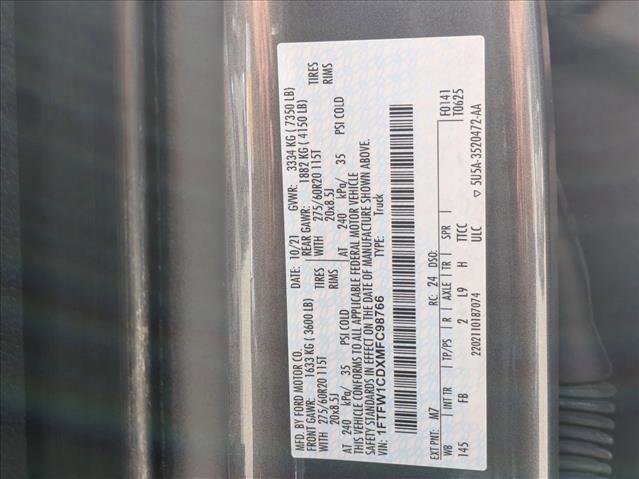 Certified 2021 Ford F150 XLT w/ Equipment Group 302A High image 16