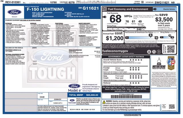 Certified 2025 Ford F150 Lightning XLT AWD/4WD image 2
