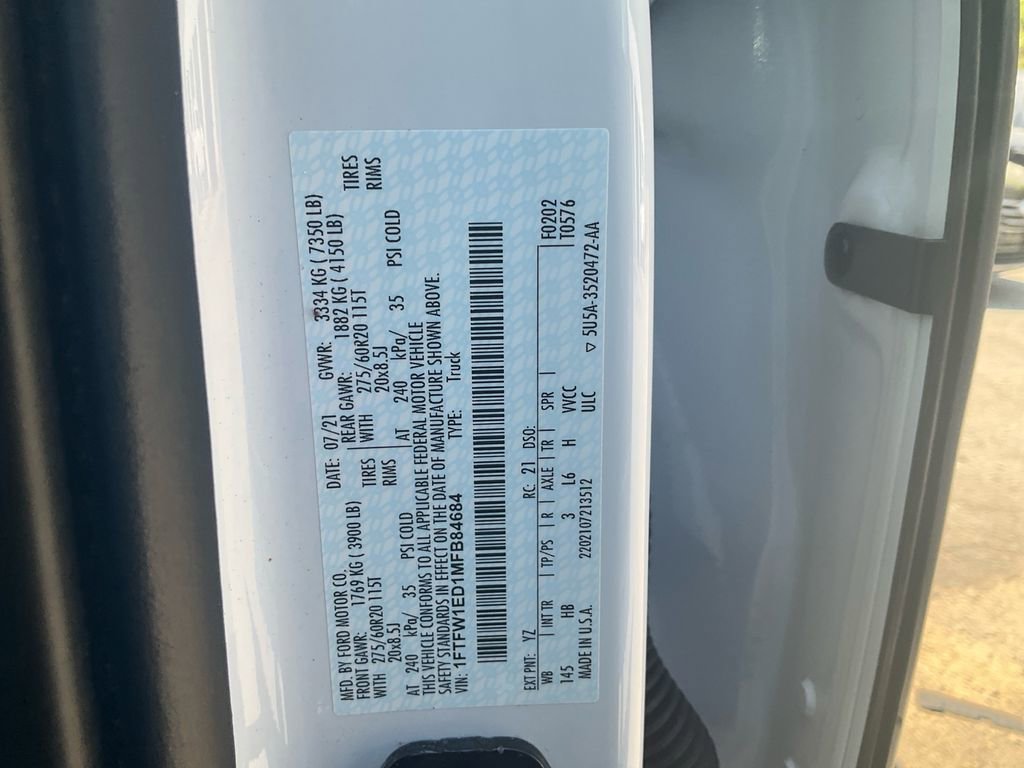Certified 2021 Ford F150 Lariat AWD/4WD image 18