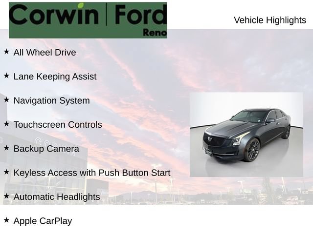 Used 2017 Cadillac ATS Luxury w/ Safety and Security Package AWD/4WD image 8