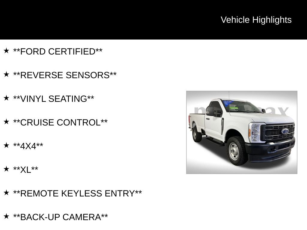Certified 2024 Ford F350 XL w/ XL Driver Assist Package image 12