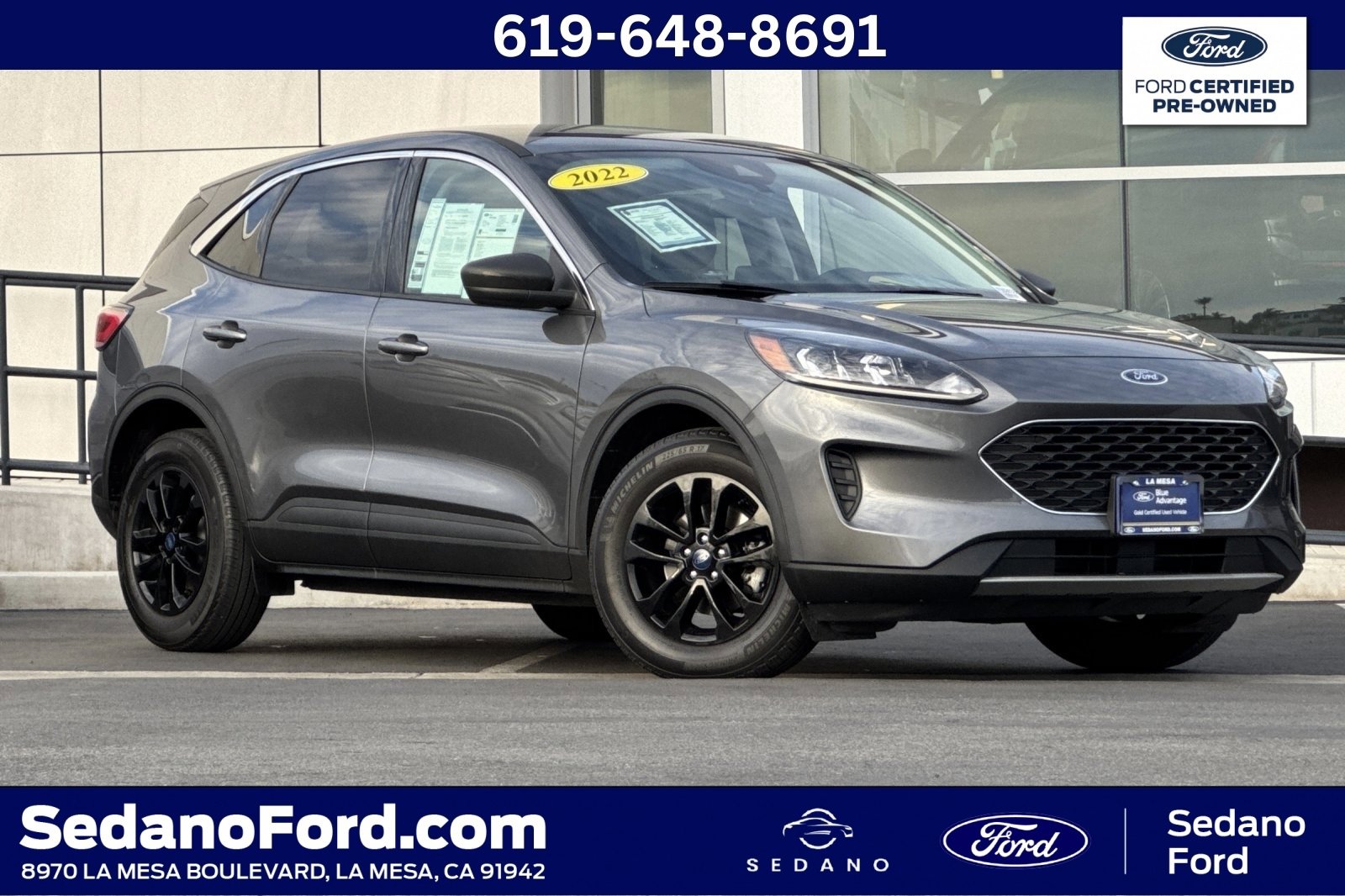 Certified 2022 Ford Escape SE w/ Convenience Package image 1