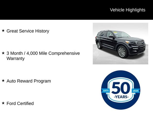 Certified 2022 Ford Explorer Limited w/ Equipment Group 301A AWD/4WD image 7