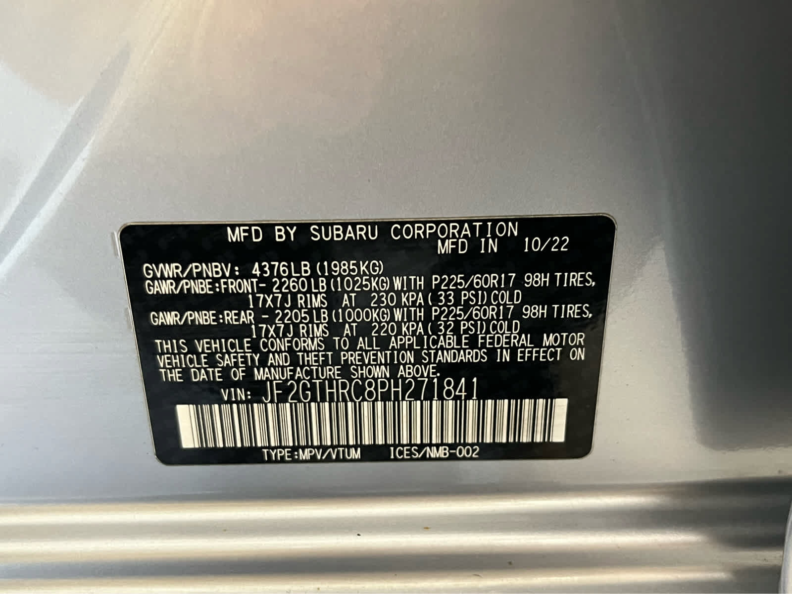 Used 2023 Subaru Crosstrek 2.5i Sport AWD/4WD image 14