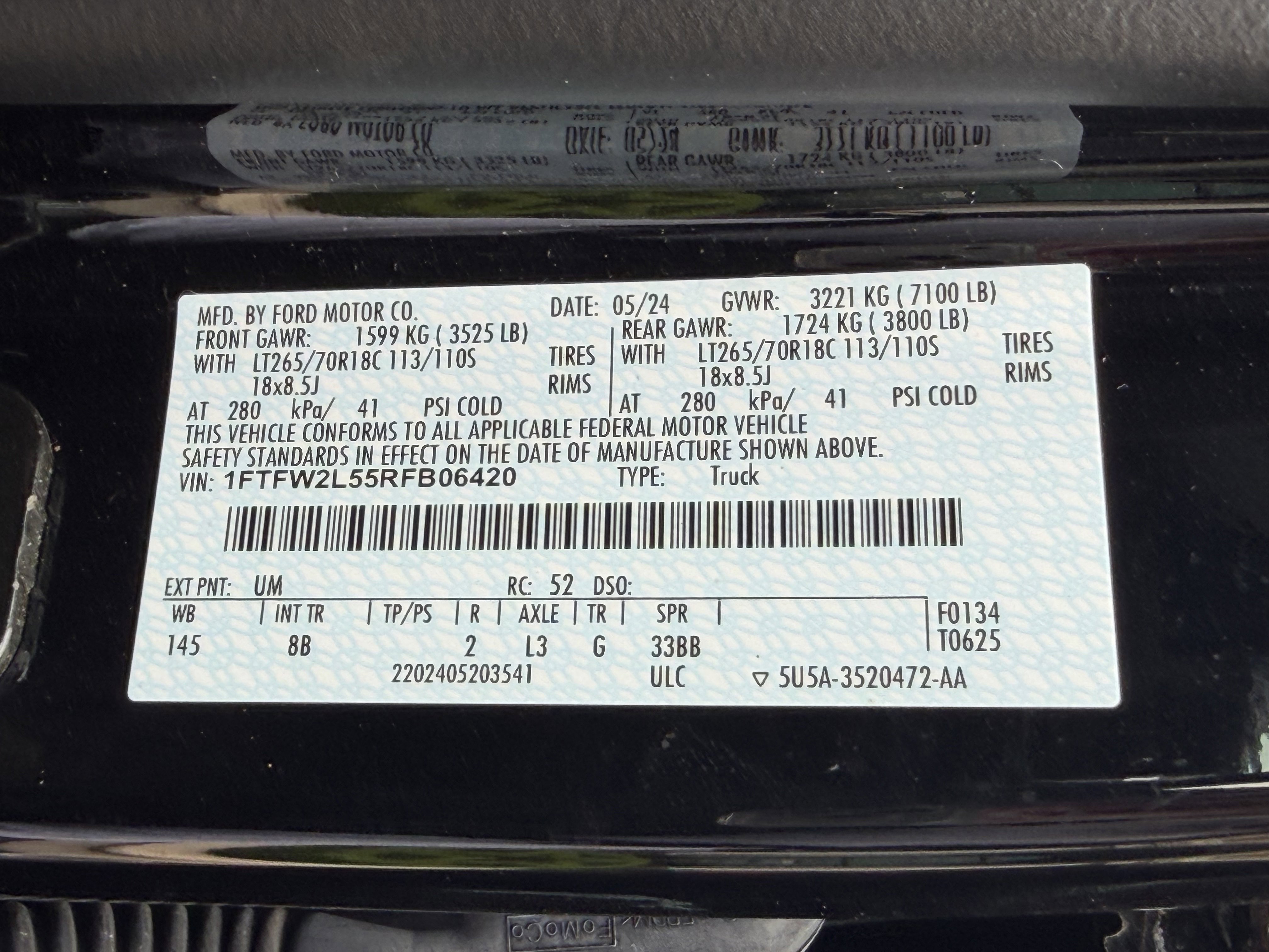 Certified 2024 Ford F150 STX w/ Equipment Group 201A FX4 AWD/4WD image 33