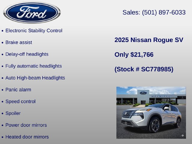 Used 2025 Nissan Rogue SV AWD/4WD image 24