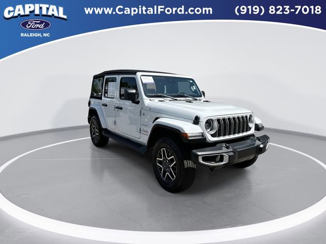 Used 2024 Jeep Wrangler Unlimited Sahara w/ Safety Group AWD/4WD image 2