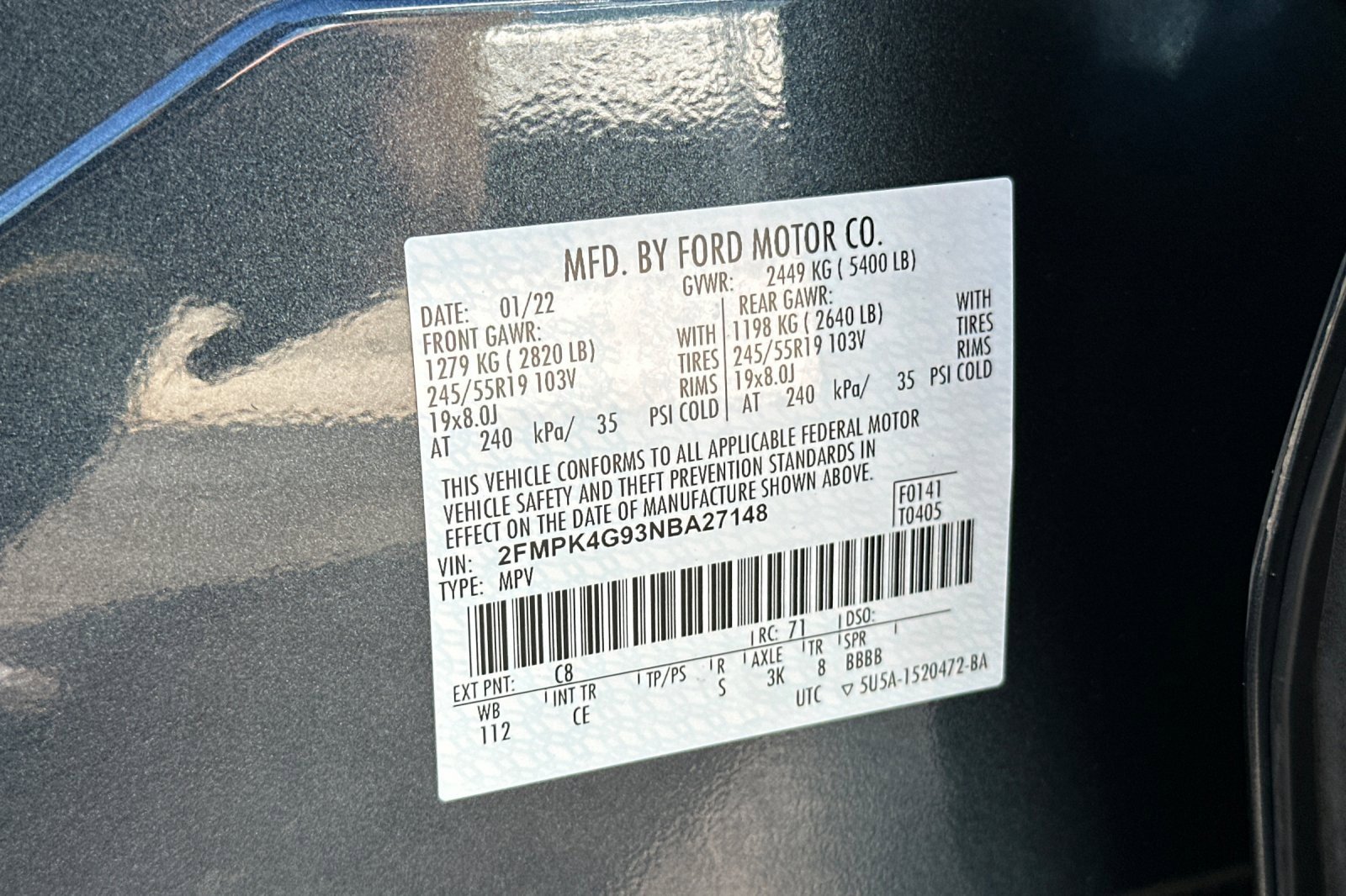 Certified 2022 Ford Edge SE w/ Black Appearance Package image 27