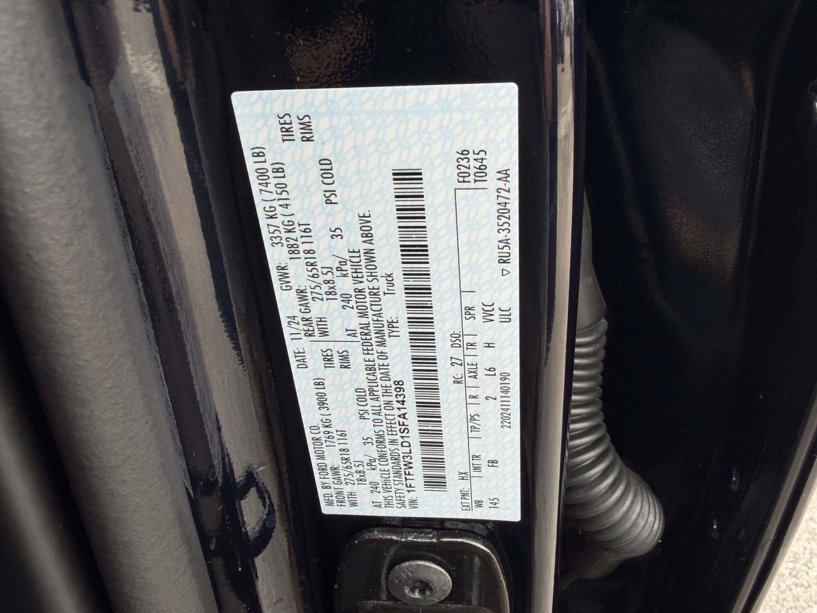 Certified 2025 Ford F150 XLT w/ Equipment Group 302A MID AWD/4WD image 33