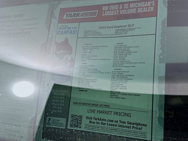 Certified 2023 Ford Explorer XLT w/ Equipment Group 202A image 14