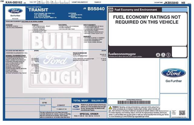 Certified 2018 Ford Transit 350 156 w/ Exterior Upgrade Package RWD image 20