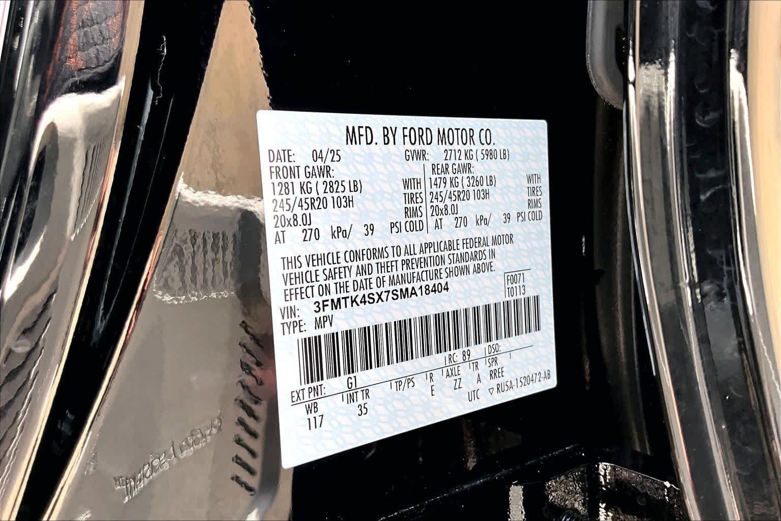 Certified 2025 Ford Mustang Mach-E GT AWD/4WD image 37