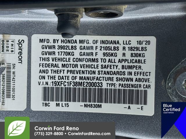 Used 2021 Honda Civic EX image 34