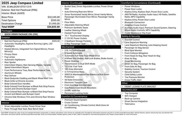 Used 2025 Jeep Compass Limited image 14