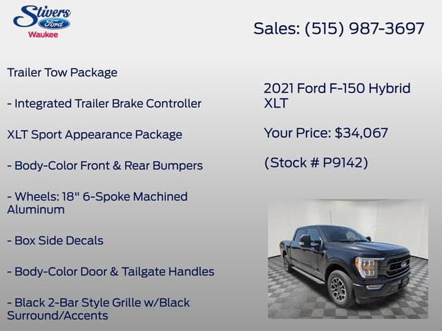 Certified 2021 Ford F150 XLT w/ Equipment Group 302A High AWD/4WD image 26