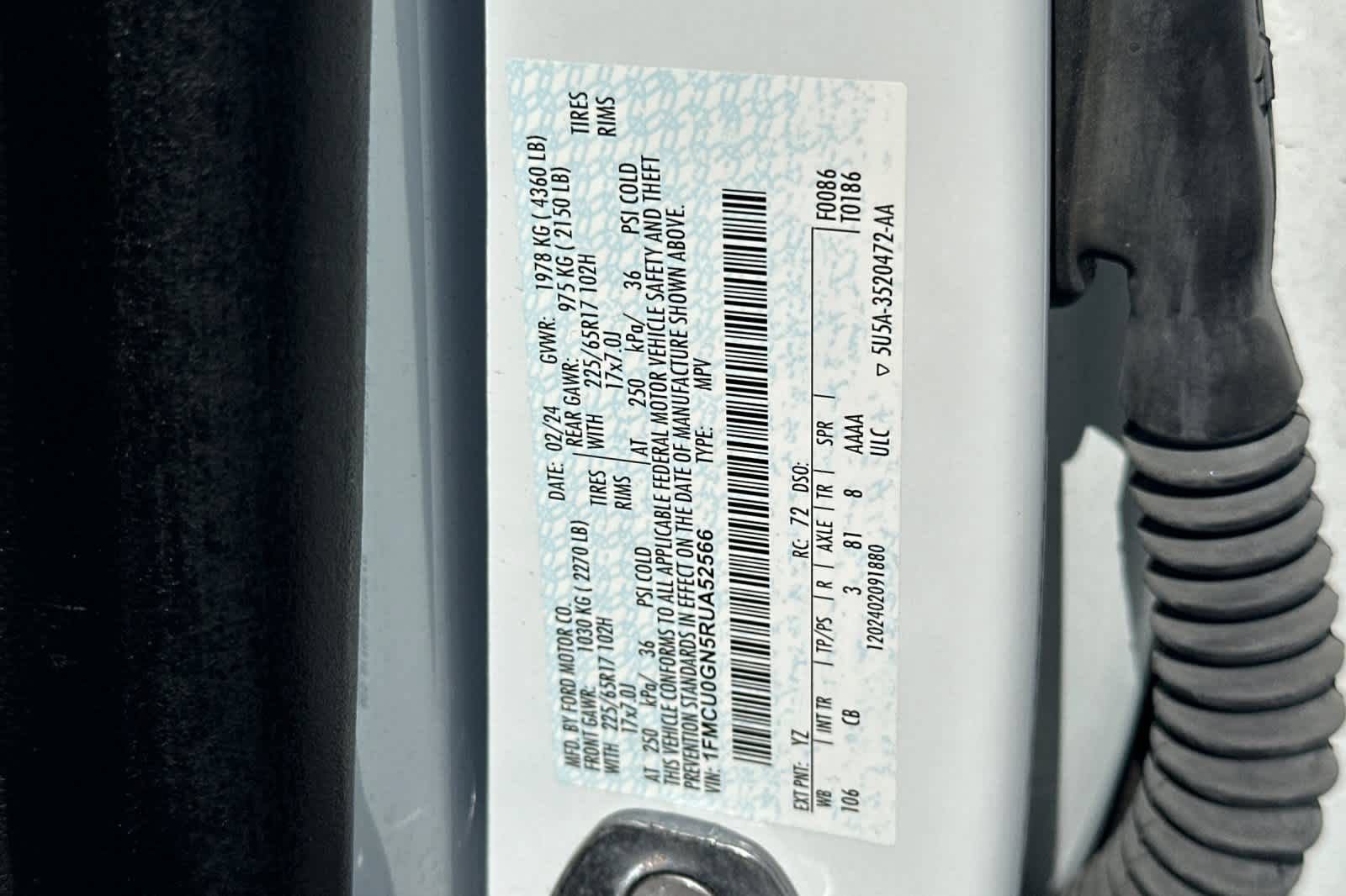 Certified 2024 Ford Escape Active FWD image 30