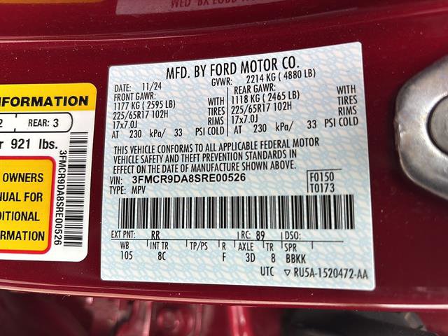 Certified 2025 Ford Bronco Sport Badlands w/ Badlands Tech Package AWD/4WD image 21