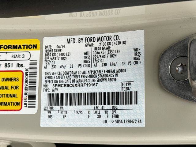 Certified 2024 Ford Bronco Sport Outer Banks AWD/4WD image 23