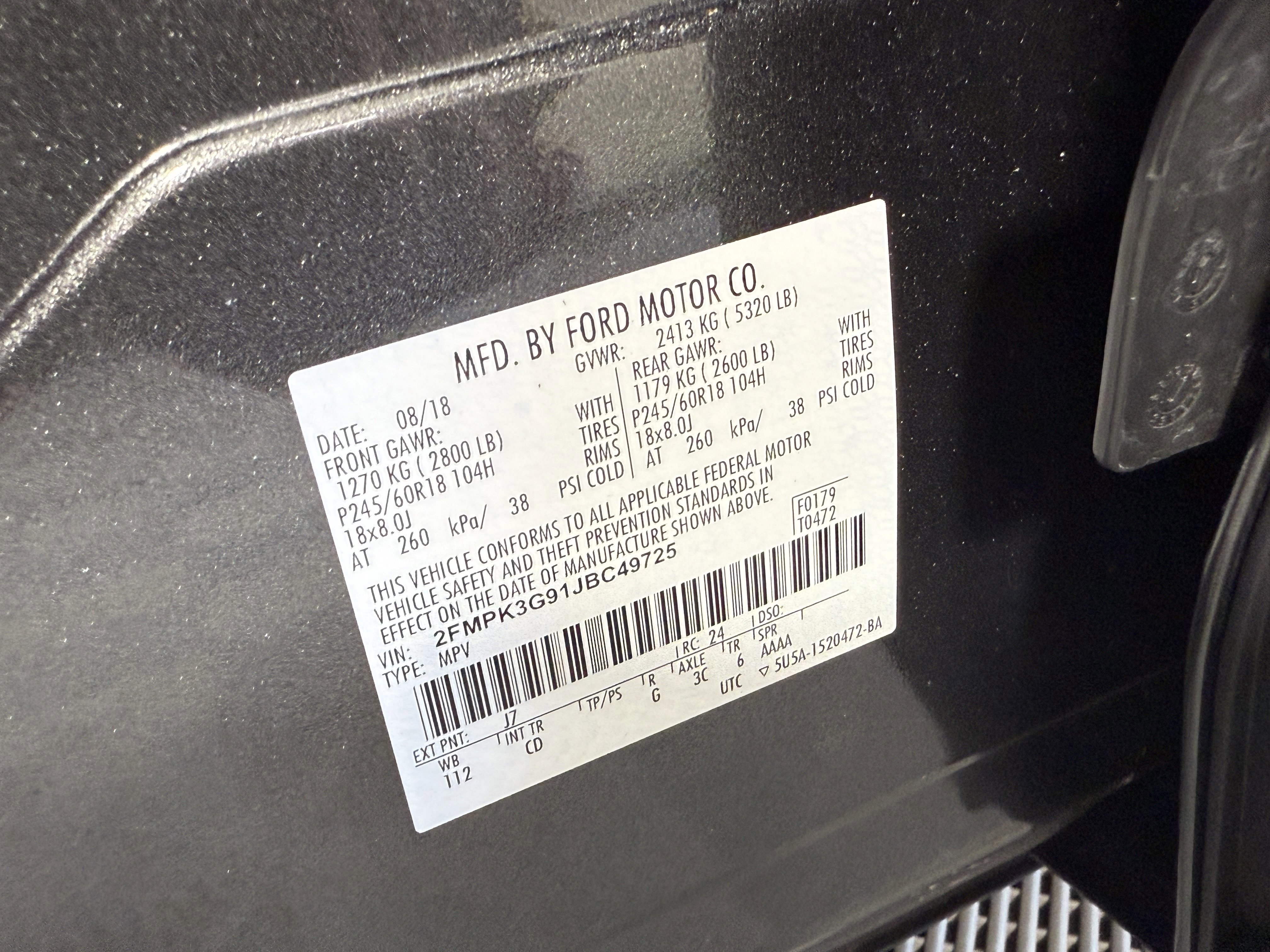 Certified 2018 Ford Edge SE image 29