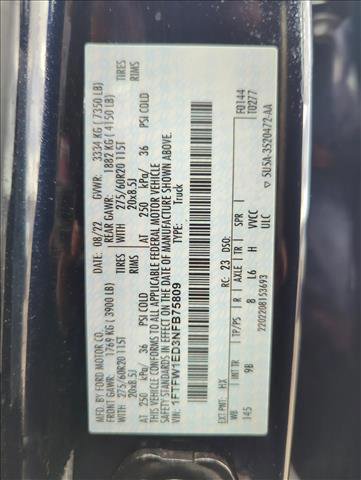 Certified 2022 Ford F150 Platinum w/ Equipment Group 701A High image 24