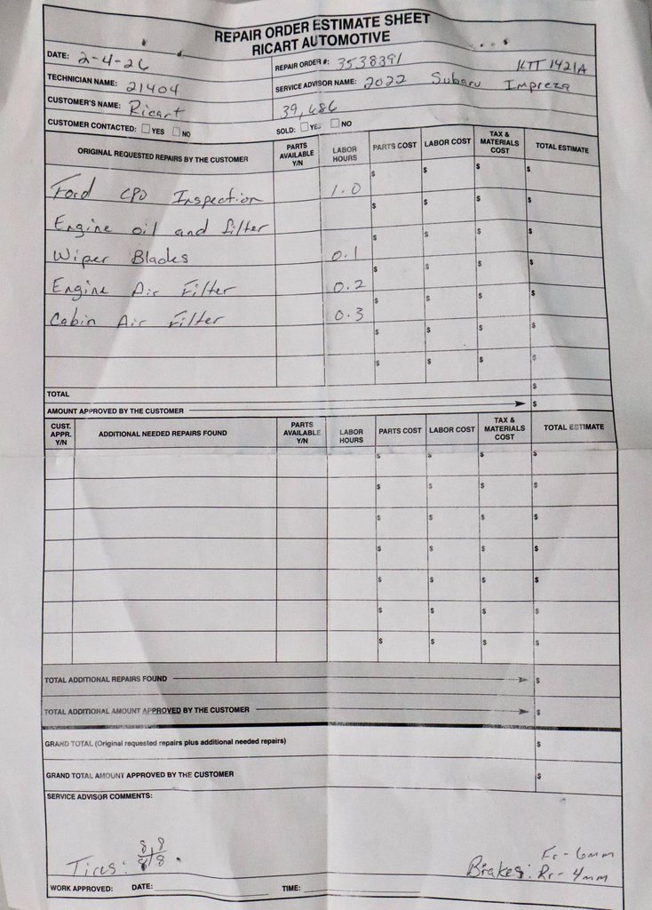 Used 2022 Subaru Impreza 2.0i Sport image 2