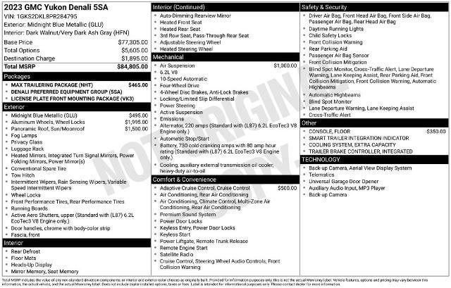 Used 2023 GMC Yukon Denali w/ Max Trailering Package image 27