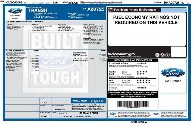Certified 2017 Ford Transit 350 XLT RWD image 2