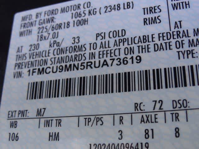 Certified 2024 Ford Escape ST-Line AWD/4WD image 48