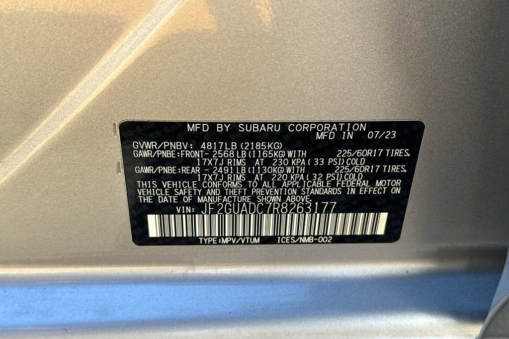 Used 2024 Subaru Crosstrek 2.0i Premium AWD/4WD image 32