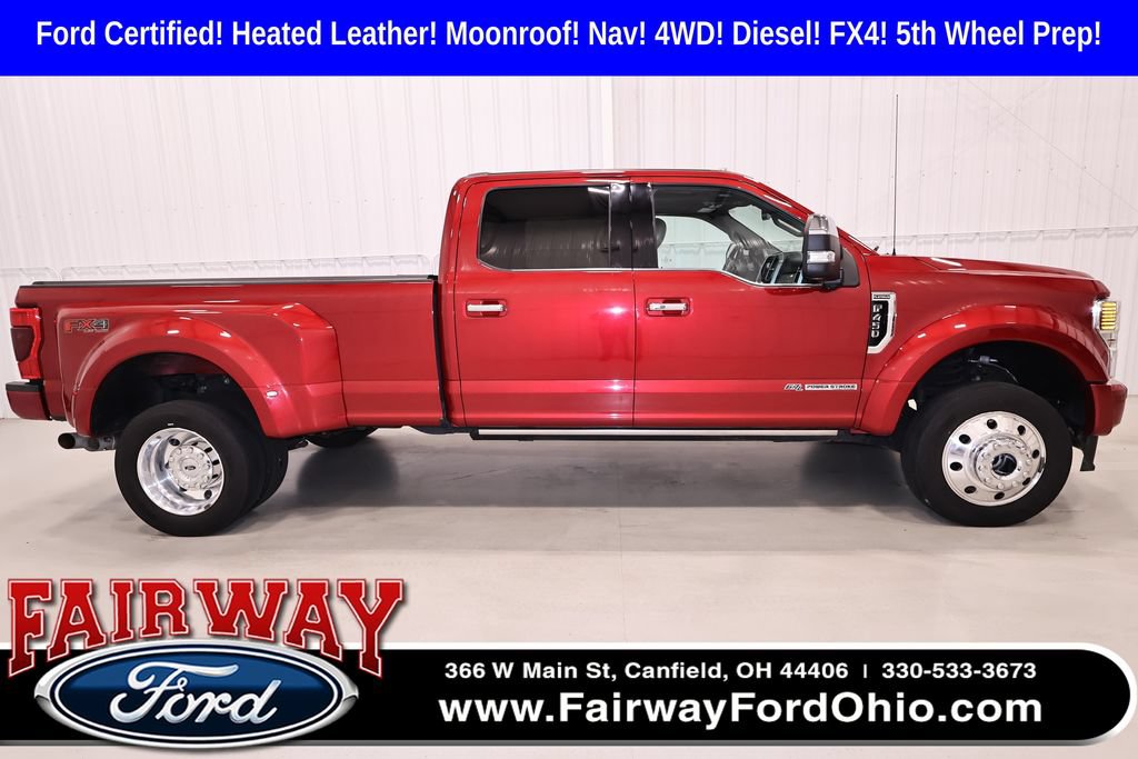 Certified 2020 Ford F450 Platinum w/ FX4 Off-Road Package