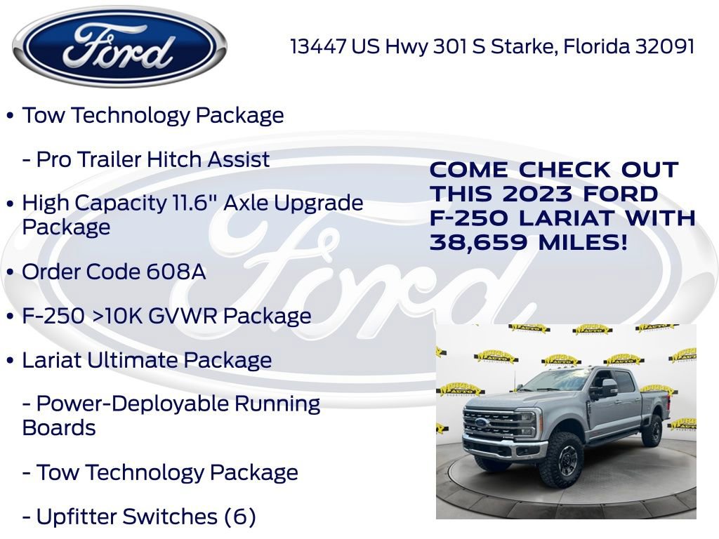 Certified 2023 Ford F250 Lariat w/ Lariat Ultimate Package AWD/4WD image 22