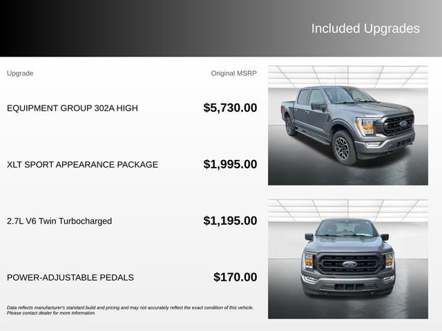 Certified 2021 Ford F150 XLT w/ Equipment Group 302A High AWD/4WD image 6