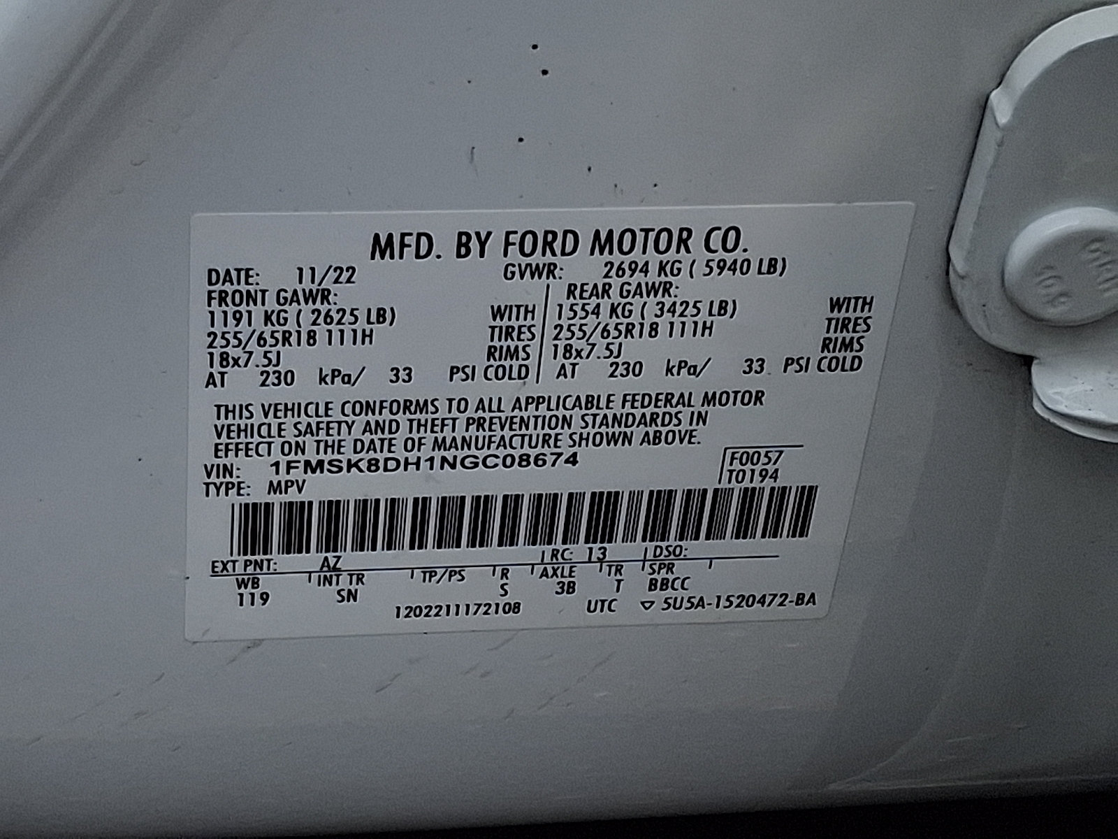 Certified 2022 Ford Explorer XLT w/ Equipment Group 202A AWD/4WD image 27