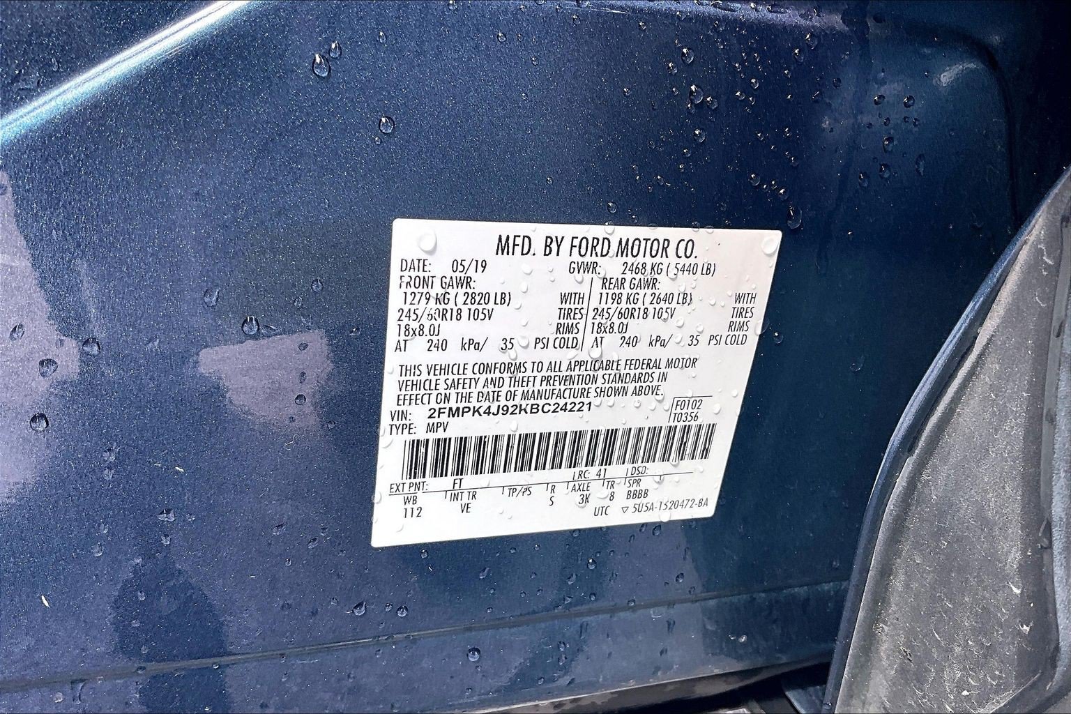 Certified 2019 Ford Edge SEL w/ Equipment Group 201A AWD/4WD image 9